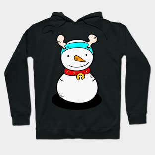 snowman-two design Hoodie